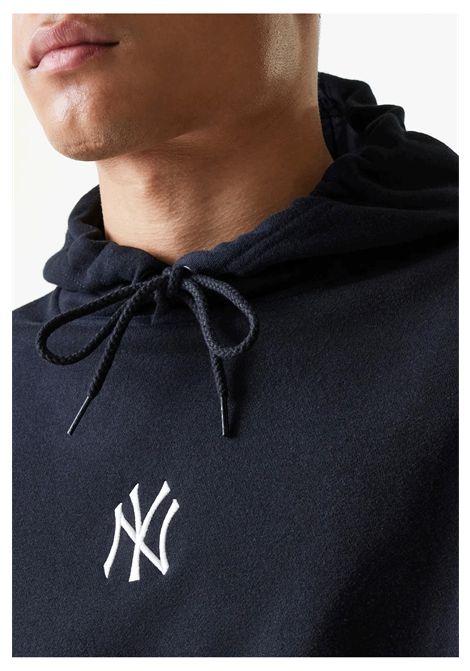 New Era Oversized New York Yankees MLB League Essential Hoodie Black Men NEW ERA | Sweatshirts | 60675777-